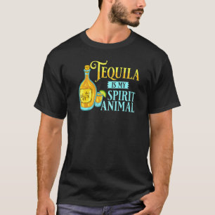 Tequila ist mein Geist, tierischer mexikanischer A T-Shirt