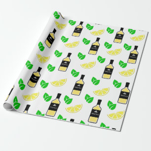 Tequila & Lemon Geschenkpapier
