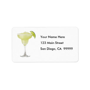 Tequila Limones Slushie Adressaufkleber