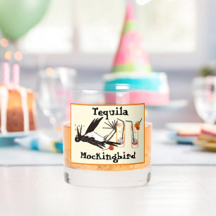 Tequila Mockingbird literarischer Witz Whiskyglas