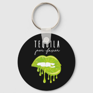 Tequila Por Bevorzugung Limone Lippen Erwachsene t Schlüsselanhänger
