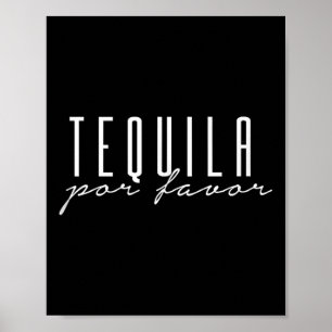 Tequila Por Gefallen Bitte Cinco De Mayo Party Dri Poster