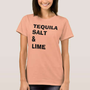 Tequila-Salz u. Limones T-Shirt