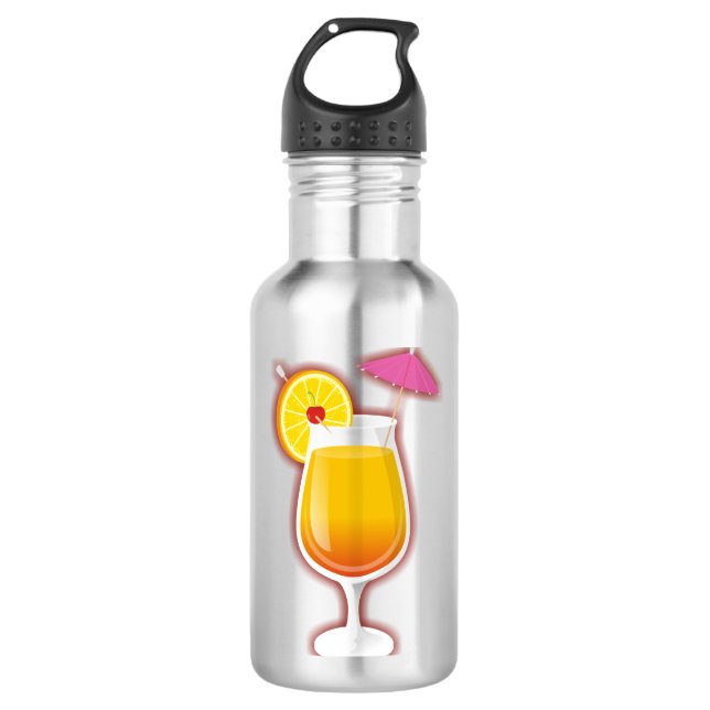 Tequila-Sonnenaufgang Edelstahlflasche (Vorderseite)