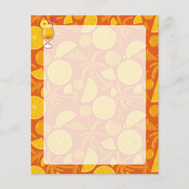 Tequila-Sonnenaufgang Flyer (Vorne)