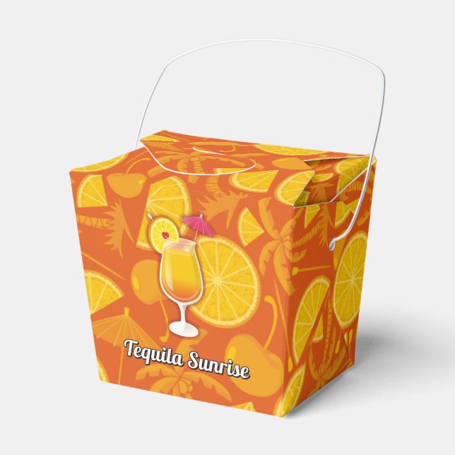 Tequila-Sonnenaufgang Geschenkschachtel (Vorderseite)