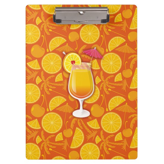 Tequila-Sonnenaufgang Klemmbrett (Vorderseite)