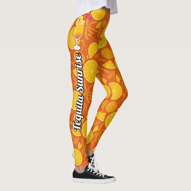 Tequila-Sonnenaufgang Leggings (Rechts)