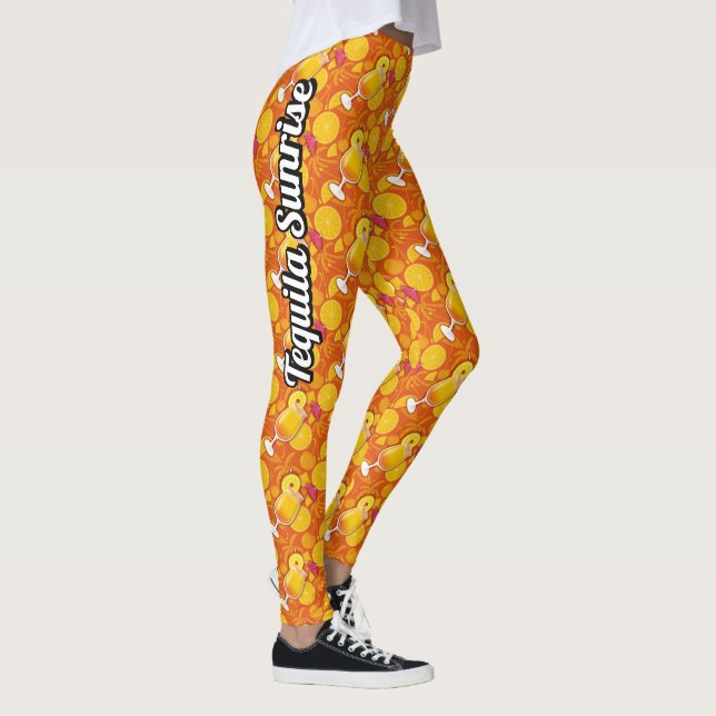 Tequila-Sonnenaufgang Leggings (Rechts)