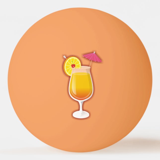 Tequila-Sonnenaufgang Tischtennisball (Vorderseite)