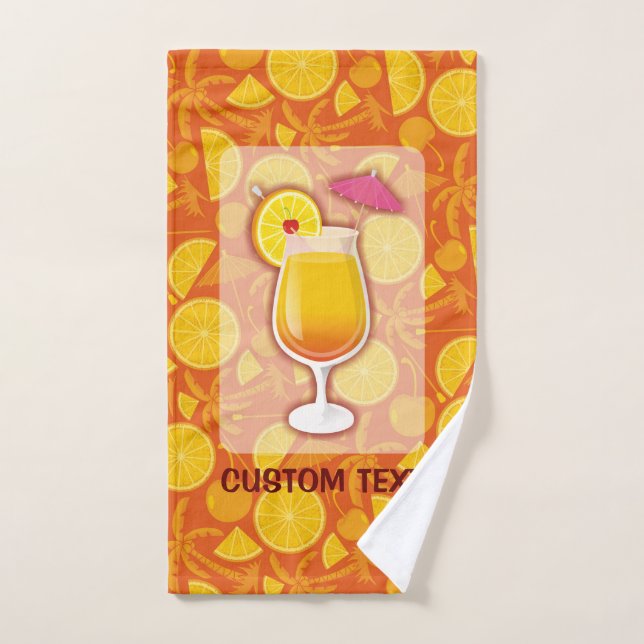 Tequila Sunrise Badhandtuch Set (Handtuch)