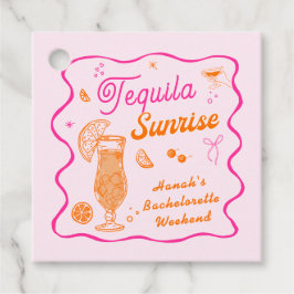 Tequila Sunrise Junggeselinnen-Abschied Geschenkanhänger