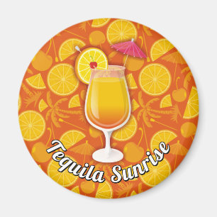 Tequila Sunrise Magnet