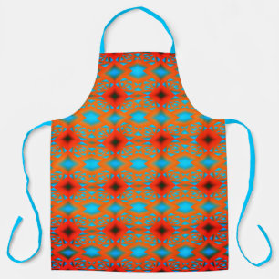 Tequila Sunrise Ombre Geometrische Abstrakte Kunst Schürze