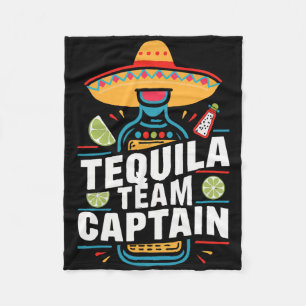 Tequila Team Captain Cinco De Mayo Party Fiesta Fleecedecke