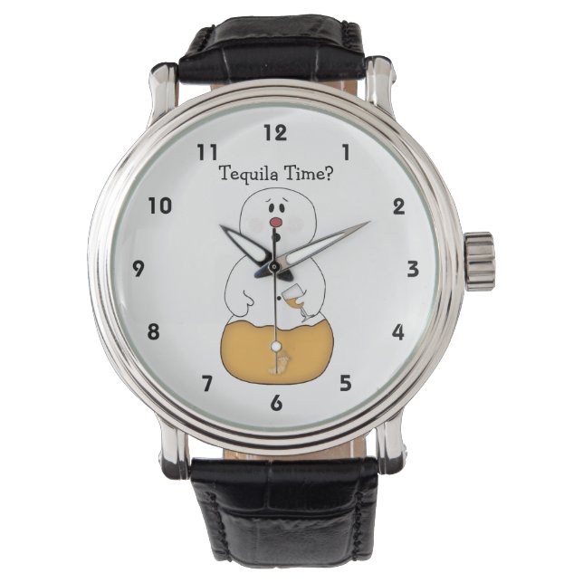 Tequila Time Snowman Watch Armbanduhr (Vorderseite)