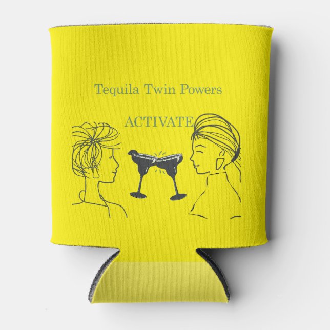 Tequila Twin Power können kühler werden Dosenkühler (Vorderseite)