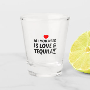 TEQUILA UND LIEBE SCHNAPSGLAS