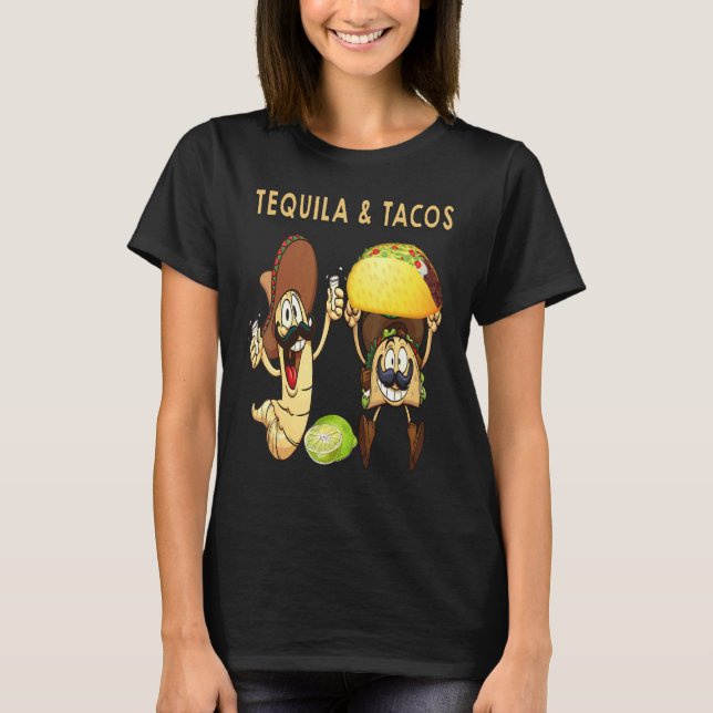 Tequila Und Tacos Hakuna Tequila Patron Tequila Mi T-Shirt (Vorderseite)