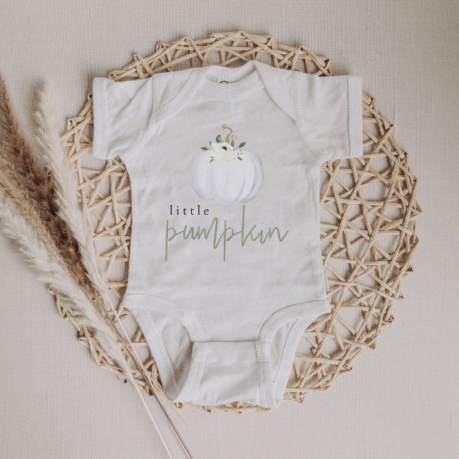 TERA Niedlich Sage Green Floral Little Pumpkin Baby Strampler (Von Creator hochgeladen)