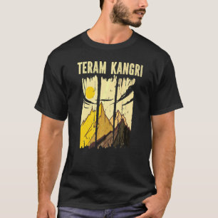 Teram Kangri Mountain Peak Summit Climber T-Shirt