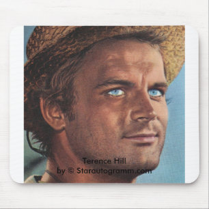Terence Hill Mit Stroh Hut Mousepad