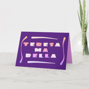 Teresa Bella aus ihren gemischten Farben Karte