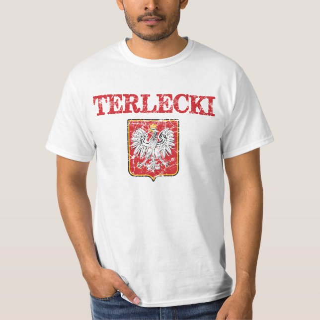 Terlecki Familienname T-Shirt (Vorderseite)