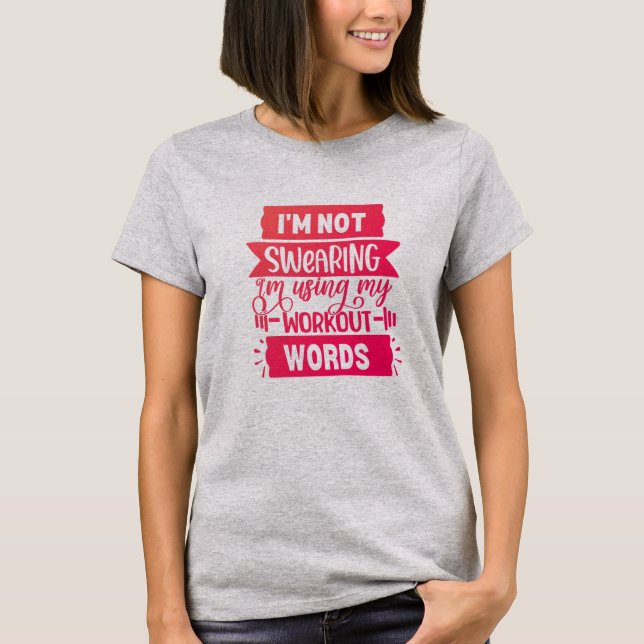 Termes amusants d'entraînement T-shirt de gymnasti (Devant)
