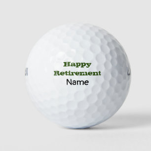 Termes de départ à la retraite pour golf sur balle