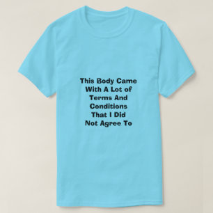 Termes et conditions T-shirt