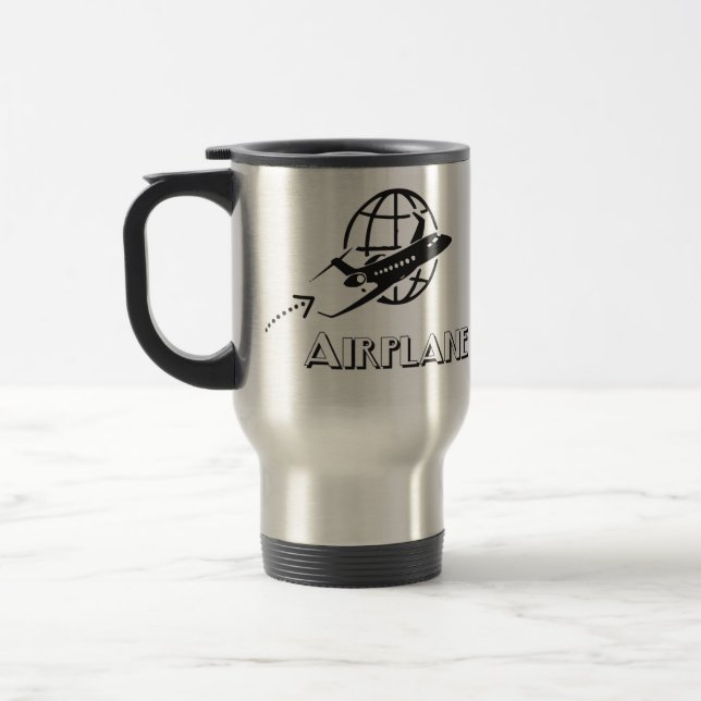 Térmica Becher Pilot flugzeug Reisebecher (Links)