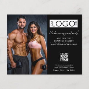Termin beim persönlichen Fitnesstrainer Geschäft L Flyer