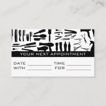 Termin Card Friseur Friseur Barbershop Stylist