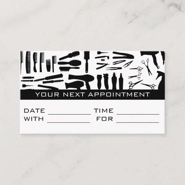 Termin Card Friseur Friseur Barbershop Stylist (Vorderseite)