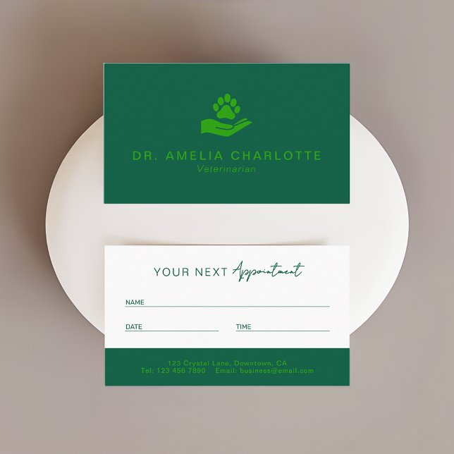 Termin Karte Tierarzt | Tierpflege Zentrum (Von Creator hochgeladen)