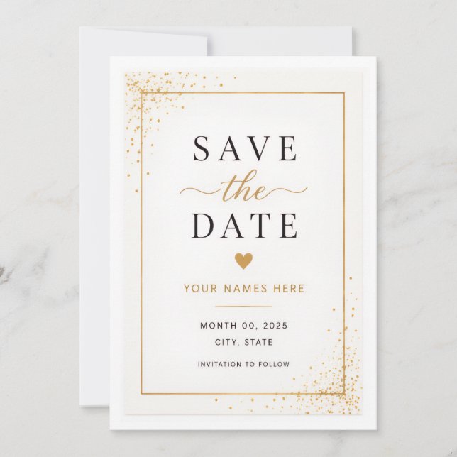 Termin Merkkarte Save The Date (Vorderseite)