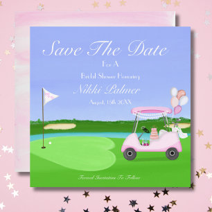Termin vormerken: Bridale Golf Bridal Shower Brunc Save The Date