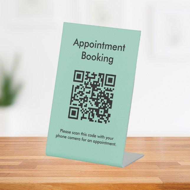 Terminabrechnung QR-Code Sockelschild (Von Creator hochgeladen)