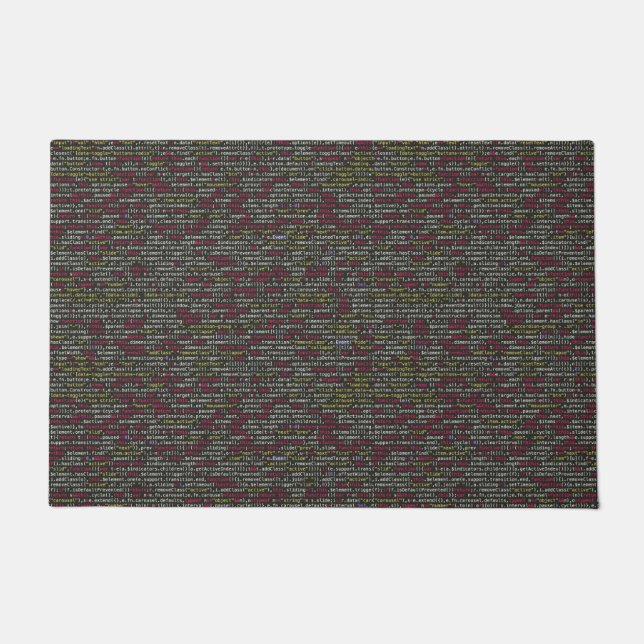 Terminalmuster des Entwicklers Fußmatte (Vorderseite)