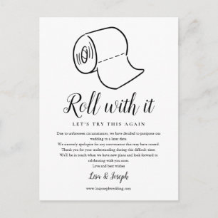 Terminänderung Verschobenes Abgesagtes Ereignis Fo Postkarte