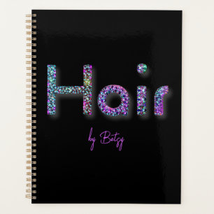 Terminbuch für Holografisches Glitter-Haarstyling Planer