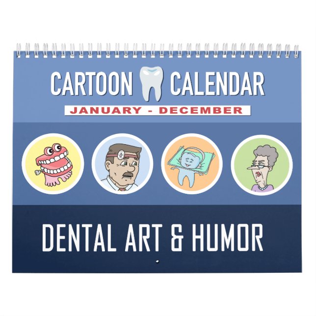 Terminkalender für Spaß Cartoon Kalender (Titelbild)