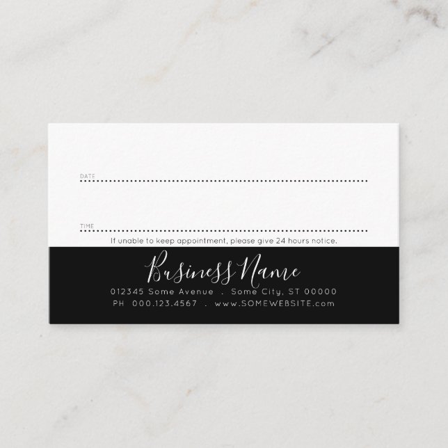 Terminkarte (Vorderseite)