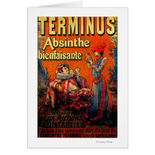 Terminus Absinthe Vintag PosterEurope