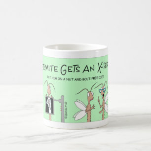 Termite erhält einen Röntgenstrahl Kaffeetasse