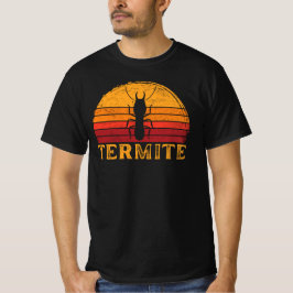 Termite Vintag Retro Sunset Silhouette T-Shirt