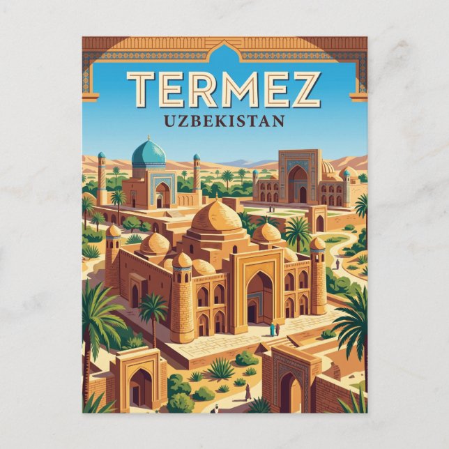 Termiz Usbekistan Postkarte (Vorderseite)