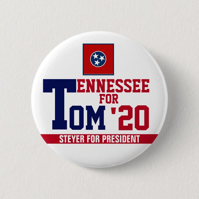 Ternnessee für Tom Steyer für Präsident '20 Button (Vorderseite)