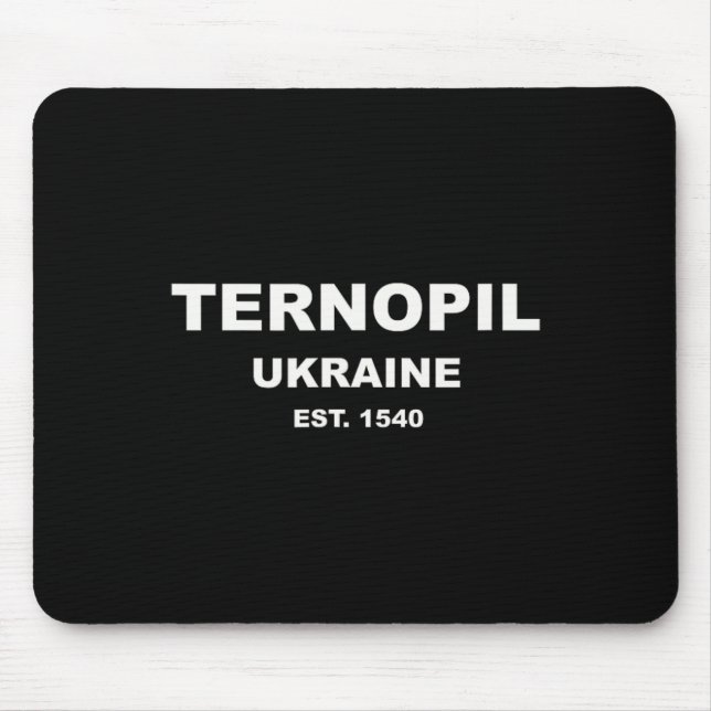 Ternopil Ukraine  Mousepad (Vorne)